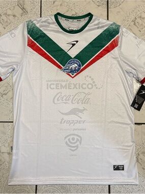 New Keuka Club Celaya F.C. Player Tricolor Jersey 2026 White Men’s Sizes
